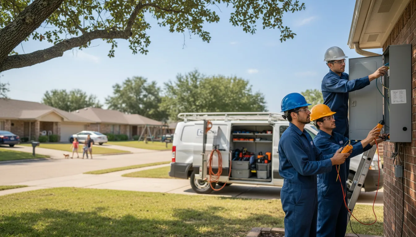 Certified electrician providing emergency electrical services in Creston, IL
